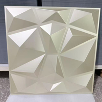 Panneau mural intérieur en PVC 3D doré scintillant, décoration intérieure pour salon, autocollants muraux pour fond de mur