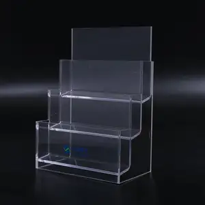 3 tiers flyer stand A4 acrylic brochure holder