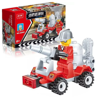 Kit de briques de construction emboîtables en plastique ABS, jouet de puzzle à assembler soi-même, mini boîte de vente au détail, blocs de construction pour les enfants de 5 à 7 ans, unisexe
