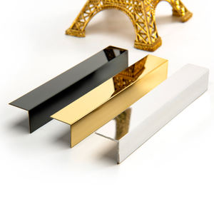 Garniture d'angle carrée <span class=keywords><strong>en</strong></span> forme de L <span class=keywords><strong>en</strong></span> U Carreaux muraux Garniture de carreaux <span class=keywords><strong>en</strong></span> acier inoxydable <span class=keywords><strong>Garde</strong></span> de coins pour meubles de sol - Product Image 3