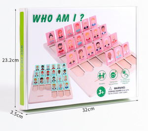 Gioco Educativo in Legno 'Indovina Chi' Certificato CPC CE EN71, Gioco da Tavolo Montessori per Ragionamento Logico e Abbinamento Personaggi per Bambini - Product Image 4