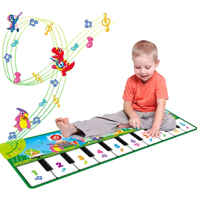 Musical Toys Play Mats Music Singing Gym Carpet Mat Educational Music Toys Touch Play Piano Keyboard Gift for kids