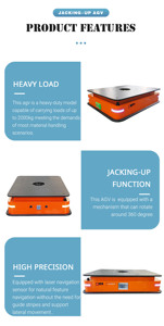 Robot Móvil Automatizado MDBOT <span class=keywords><strong>AGV</strong></span> con Capacidad de Carga de 1.5 Toneladas, <span class=keywords><strong>8</strong></span> Horas de Autonomía, Comunicación Inalámbrica, Equipo de Manejo de Materiales AMR para Almacén - Product Image 4