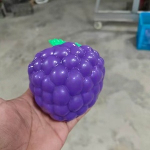 <b>Large</b> Purple Grape Squeeze Toy in <b>Gift</b> <b>Box</b>: Soft TPR Stress Relief Squishy Fruit for Kids Ages 6+ and Adults Sensory Play - Product Image 4