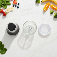 Robot culinaire électrique professionnel pour cuisine, mini hachoir à viande 600 ml, mixeur et hachoir à viande pour usage domestique