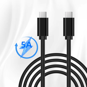 Cavo Dati Personalizzato da 1M Tipo C a Tipo C, Ricarica Rapida 100W PD, Trasmissione Dati 5A, USB 2.0 - Product Image 2