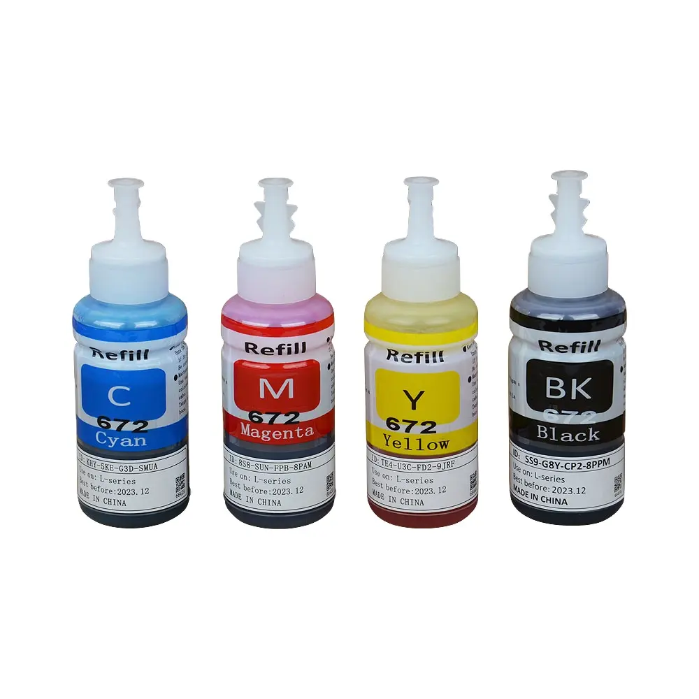 Kilider cartucho de recarga de garrafa 70ml, 673, 672, 664, premium, tinta a granel-jato, l800, l805, l1800, para epson