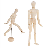 Maniquí de Madera Premium Bview Art para Dibujo y Bocetos, Ajustable, para Artistas, Estudiantes y Diseñadores