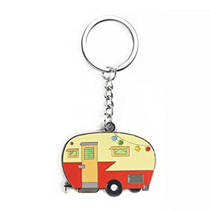 Porte-clés européen et <span class=keywords><strong>américain</strong></span> Explosion <span class=keywords><strong>Camping</strong></span> <span class=keywords><strong>Car</strong></span> Van 2D Cartoon Enamel Metal Factory Price pour voitures et camionnettes - Product Image 3