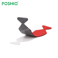 Foshio Personnaliser Voiture Fenêtre Teinte Outil En Plastique Wrap Raclette Tampon Feutre Avec 10Pcs Feutres
