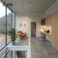 Villa conteneur à deux étages à montage rapide avec terrasse, cabane préfabriquée, maison modulaire pour séjour de loisirs, Vente chaude 2026-2027
