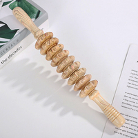 Outils de massage en bois pour la cellulite, vente chaude, 9 roues, massage du dos en bois pour tout le corps, rouleau de derma en bois pour le cou, la jambe, le bras