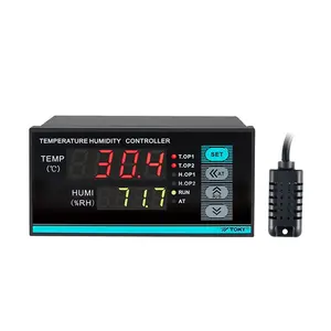 TOKY Controlador inteligente de temperatura y humedad PID de pantalla digital de salida de control de 4 bucles