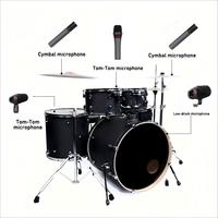 Microphone dynamique à condensateur en métal et plastique BAIFEILI de haute qualité, professionnel, DM, ensemble de 7 microphones cardioïdes portables pour batterie, acoustique