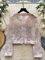 Nouvelle Robe de Mariée et de Demoiselle d'Honneur en Tissu Tricoté Brodé de Dentelle et de Paillettes, Modèle Intricaté, Robes de Mariée, Cheongsams, Haute Couture