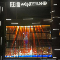 Solution clé en main pour écran LED transparent extérieur, film LED transparent, écran complet en verre couleur HD P3.9-7.8 pour bâtiment