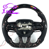 Pièces intérieures pour Dodge, volant en fibre de carbone personnalisé pour Challenger SRT RT SXT Scat Pack Hellcat Redeye Demon 6.2 HEMI