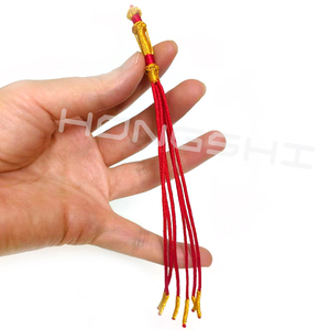 New <strong>Red</strong> Tassel Handmade Tail, Hot-selling Bestseller, Handmade Tail for Muslim Prayer Beads - Product Image 3