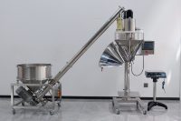 Remplisseuse semi-automatique électrique à vis sans fin pour poudre sèche (café, farine) - Machine de dosage haute précision à plusieurs volumes