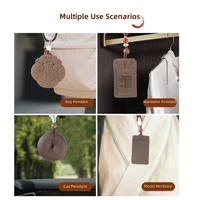 Pendentif de voiture en bambou, encens naturel de style traditionnel chinois ; Parfum distinctif longue durée ; Même design
