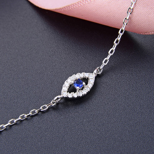 POLIVA Armbänder für Damen Weißes Echtes Sterling Silber Armband Rhodium-Plattiert Kristall Charm-Armbänder - Product Image 6