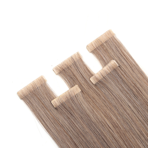 Extensiones de Cabello Humano Virgen Chino de Doble Trama, Cinta Adhesiva Invisible de PU, Alta Calidad, Puntas Gruesas, Color Natural, Larga Duración, Marca K.SWIGS - Product Image 3