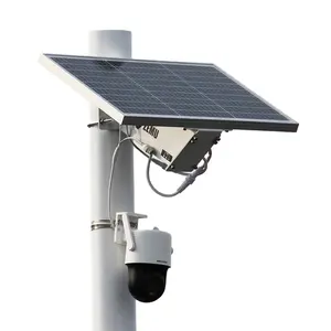 Systèmes de surveillance prenant en charge l'extension parallèle 240W Système de panneaux solaires Panneau solaire Batterie 120Ah Panneau solaire Caméra