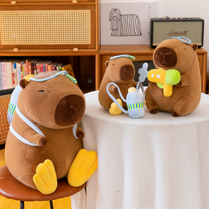 Pistolet à eau de plongée 30 40 50 cm, poupées Capybara, fabrication de jouets en peluche personnalisés, jouets en peluche en coton PP, jouets en peluche pour enfants de Noël - Product Image 3