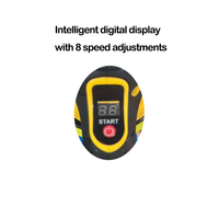 Polisseuse de voiture sans fil 8 vitesses réglables, outil électrique de cirage, ponçage et application de glaçage, compatible avec les batteries Dewalt/Milwaukee/Makita 20V