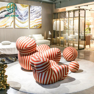 Sillón Individual Estilo Nórdico para el Hogar, Sofá Creativo de Ocio, Sillones para Sala de Estar, Balcón, Sofá Perezoso con Diseño de Hortensia - Product Image 3