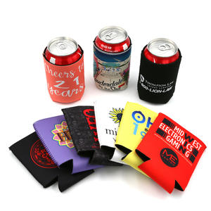Manufacturer Customized 12oz Foam Stubby Holder Sleeve Neoprene Beer Can <b>Cooler</b> Sleeves With Logo - Product Image 1