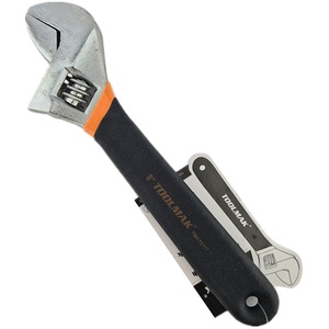 Clé à molette réglable 20 cm Toolmak en acier au chrome-vanadium pour la plomberie et les réparations mécaniques - Product Image 2