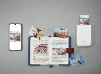Xiaomi Mi Printer foto portabel, Printer Laser warna Mini pencetakan termal Pape foto Glossy Bluetooth USB Wi-Fi versi Global