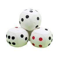 Balle anti-stress créative à rebond lent pour personnes âgées, jouet en PU en forme de dés, poupée mignonne, cadeau de dessin animé Kawaii