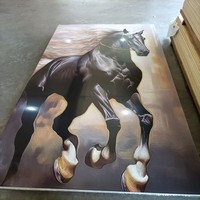 Panneau mural décoratif intérieur en PVC effet marbre, 10x4 pieds, épaisseur 3mm, recyclable, imperméable, résistant aux UV, pour la peinture artistique