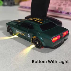 AiJH velocidad Variable Mini RC Drift Car <span class=keywords><strong>coche</strong></span> de Control remoto proporcional completo con faro debajo de la carrocería luz 1:43 Rc <span class=keywords><strong>coche</strong></span> de carreras - Product Image 2