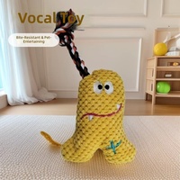 Jouet pour chien en peluche en forme de monstre et d'étoile, jouet à mâcher sonore pour animaux de compagnie, vente en gros