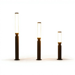 Lámpara de Jardín Exterior de Aluminio MingLan IP65 Impermeable, <span class=keywords><strong>Farola</strong></span> LED de 29W, 12V CA, Luz Diurna, Ángulo de Haz de 360°, Iluminación Remota - Product Image 1