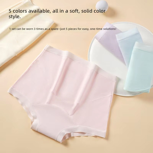 <span class=keywords><strong>Pantaloncini</strong></span> <span class=keywords><strong>Premaman</strong></span> con Apertura Ampia, Antibatterici 10A, con Fondo in Cotone Esteso 17cm, Boxer <span class=keywords><strong>Premaman</strong></span> Morbidi ed Elastici - Product Image 4