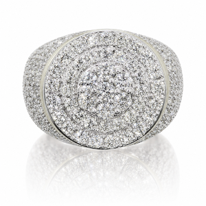 Anello Bicolore per Uomo, Gioiello di Moda Scintillante, Vendita all'Ingrosso - Product Image 4