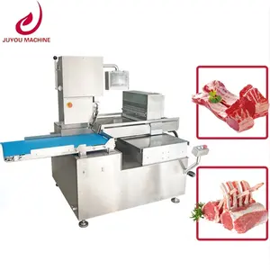 Fornecedores comerciais domésticos automáticos de frango congelado carneiro peixe carne carne osso lâmina de serra fatiador máquina de corte de cubo