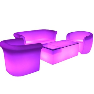 Tùy chỉnh RGB Phát Sáng <span class=keywords><strong>Led</strong></span> đồ nội thất cho hộp đêm bên trang trí nội thất hiện đại thanh phân thắp sáng Cocktail bảng cho phòng chờ ngoài trời - Product Image 1