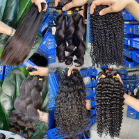 Tissage en lot Yaki naturel brut, 40 pouces, vente en gros, cuticule péruvienne, cheveux humains vierges, en vrac