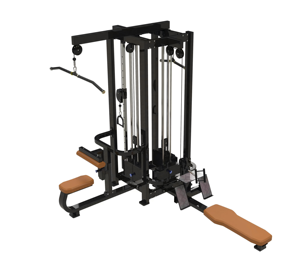 Thương mại nhiệm vụ nặng nề Cáp thép không gỉ tháp đa chức năng trạm Thiết bị tập thể dục 75kg trọng lượng Stack cho xây dựng cơ bắp - Product Image 6