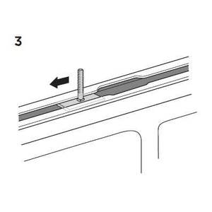 Barres transversales de toit en aluminium noir pour Ford Focus Estate 2005-2011, porte-bagages à fente en T - Product Image 3