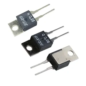 Termostato bimetálico miniatura JUC-31F mini 0-130C TO220 250v 2a interruptor de corte térmico