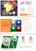 Lampe LED musicale d'extérieur, boule lumineuse audio, logo personnalisé pour patio, bord de piscine, restaurant, fête