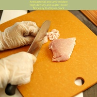 Kunden spezifische Schneide bretter für Küchen geschirrs püler Chaucherie Board Set mit hängendem Loch Form beständiges Verbund-Schneide brett