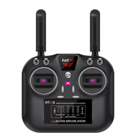Hotrc HT-8A 2.4G 8CH FHSS Combo Radio RC Complet avec Boîtier pour Voiture RC, Bateau, Drone FPV, Avion à Voilure Fixe