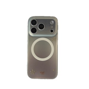 เคสโทรศัพท์แม่เหล็กผิวด้านลายดอกไม้กลิตเตอร์หรูหราสำหรับ iPhone 17 PRO MAX 16 Pro 15 Pro - Product Image 5